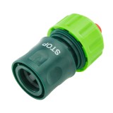 Conector rapid cu oprire 3/4 pentru furtun de gradina Verto