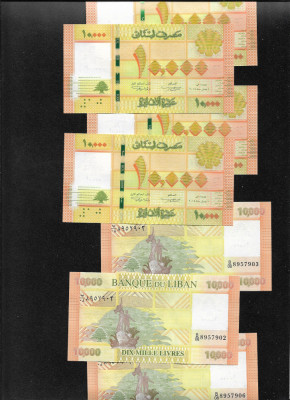 Liban 10000 10.000 livres 2012 (21) unc pret pe bucata foto