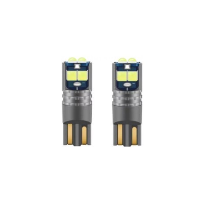 Bec T10 6SMD 3030 12V Canbus 400 lumen Lumina alba Cod: HH022 Automotive TrustedCars foto