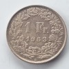 Elveția 1 francs / franc 1963 argint, Europa