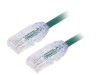 Patch cord verde 1m U/UTP Cat6a LSZH 28AWG