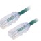 Patch cord verde 1m U/UTP Cat6a LSZH 28AWG