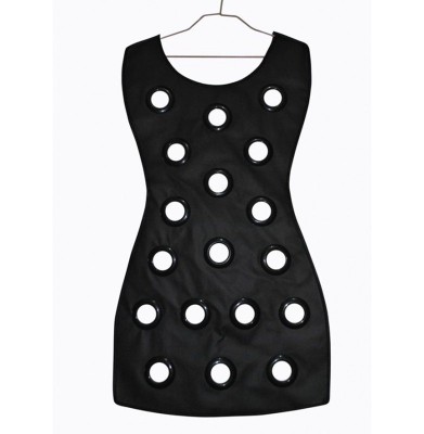 Organizator pentru esarfe si fulare,Black Dress Scarf Organizer foto