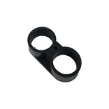 Cumpara ieftin Set 100 x Colier din plastic dublu pentru teava picurare, negru, NR-7458, 16 mm