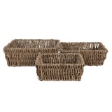 Cumpara ieftin Set 3 cosuri 23x23x8 cm, 21x21x7 cm, 17x17x6 cm
