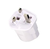 Adaptor Priza EU Schuko la UK 13A cu Pamantare, Calatorie Anglia/Irlanda, Type G, BS1363, Curent 13A