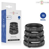 Intense For Him-Michiel Set de 4 Inele pentru Penis Model 10