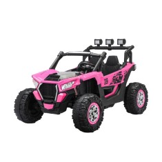 UTV electric 4x4, pentru 2 copii, Kinderauto RZR2000 180W 12V PREMIUM, roz