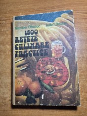 carte de bucate - 1800 retete culinare - din anul 1986 - 510 pagini