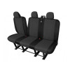 Huse scaun bancheta auto cu 3 locuri Ares DV3 Split Trafic pentru Renault Trafic 2, Opel Vivaro, Nissan Primastar