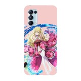 Husa compatibila cu Oppo A55, Viceversa, model Aphrodite DanMachi, Silicon, TPU, Transparent, Carcasa