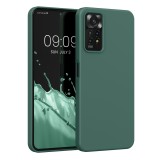 Husa Kwmobile pentru Xiaomi Redmi Note 11 Pro/Redmi Note 11 Pro 5G, Silicon, Verde, 57373.166, Carcasa