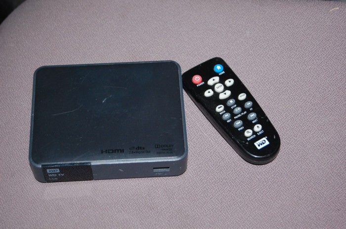 Media Player WD TV Live streaming media player + telecomanda