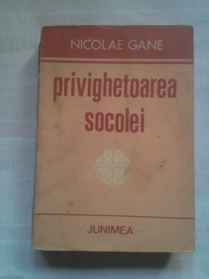 (C421) NICOLAE GANE - PRIVIGHETOAREA SOCOLEI foto