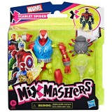 Figurina cu accesorii, Marvel Spiderman, Mixmashers, Scarlet Spider, G28785
