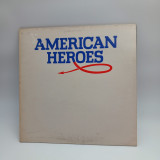 Lp Various &lrm;&ndash; American Heroes 1980 NM / VG+ WEA UK folk