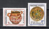 Ungaria 1984 - Ziua timbrului, Serie + Colita, 4 poze, MNH, Nestampilat