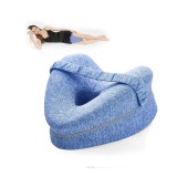 Pern&Auml; ortopedic&Auml; pentru picioare, suport ergonomic &Atilde;&reg;n form&Auml; de inim&Auml;, spum&Auml; cu memorie, curea anti-c&Auml;dere, 25x23x13 cm, albastru