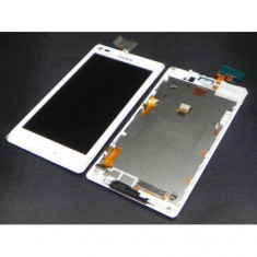 Display LCD cu Touchscreen Sony C2105 Xperia L Alb Original foto