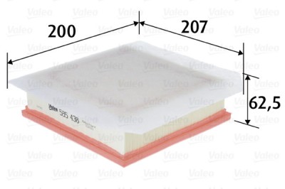 VALEO 585438 Filtru aer foto