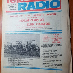 revista tele-radio saptamana 30 octombrie-5 noiembrie 1983