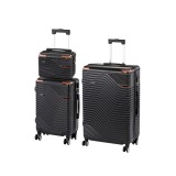 TraveLux Urban XVI set valize cu role negru