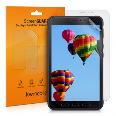 Set 2 Folii de protectie mate pentru tableta Samsung Galaxy Tab Active 3 , Kwmobile, Transparent, Plastic, 53650.2