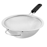 Strecuratoare inox, 20 cm - Zokura, cu maner, paste, plastic
