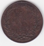 Romania 5 BANI 1867 Heaton, Cupru (arama)