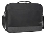 Laptop bag black poliester 600D Usable dim: 355x45x275mm