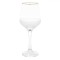 Set Pahare Vin, Nish, 410 ml, Transparent, Margine Aurie