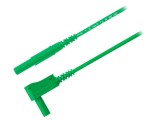 Cablu de măsurare 16A, 0,5m, blindat, verde, izolație PVC - SCH&Uuml;TZINGER