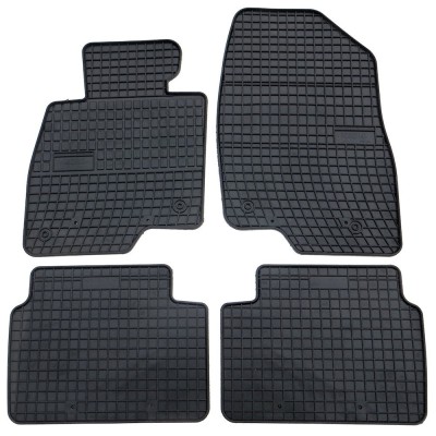 Set covorase auto din cauciuc Mazda 3 1 2003-2010, presuri BestAutoVest, negre, 4 buc. foto