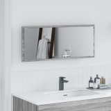 VidaXL Oglindă pentru baie cu lumină LED Gri Sonoma 90x8,5x37 cm