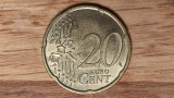 Germania - moneda de colectie - 20 euro cent 2002-2007 - Prima harta a Europei