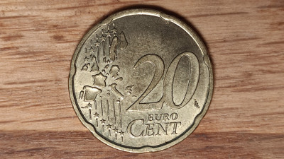 Germania - moneda de colectie - 20 euro cent 2002-2007 - Prima harta a Europei foto