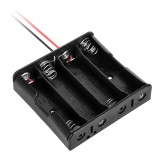 Suport acumulator 4x18650 cu fire