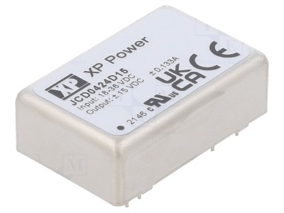 Convertor DC/DC 4W 15V și -15V THT foto