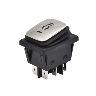 Intrerupator IRS Lat cu Inox 30A3P KCD4 34x28x39mm 6B074 XXM foto