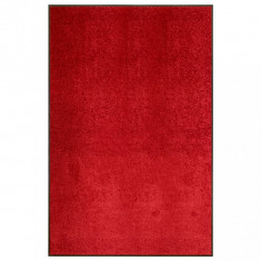 vidaXL Covoraș de ușă lavabil, roșu, 120 x 180 cm