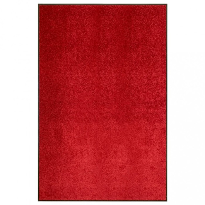 vidaXL Covoraș de ușă lavabil, roșu, 120 x 180 cm 323426