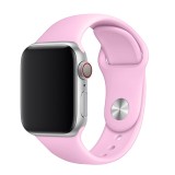 Cumpara ieftin Curea silicon pentru Apple Watch 38/40/41 mm, marimea S/M, seriile 1,2,3,4,5,6,7,8 roz viu