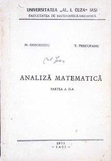 ANALIZA MATEMATICA PARTE A II-A-N. GHEORGHIU, T. PRECUPANU-300660