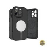 Husa MagSafe pentru Apple iPhone 16 Pro Tech-Protect Liquid Silicone Neagra