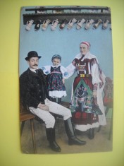HOPCT 508 C COSTUME POPULARE -FAMILIE DE MAGHIARI -RIMETEA JUD ALBA-1912 ROMANIA --CIRCULATA
