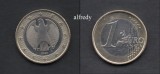 GERMANIA, 1 euro, 2002 D