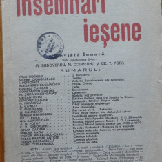 Revista Insemnari iesene , Mihail Sadoveanu , Codreanu si Gr. Popa , Febr. 1940