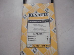 Curea transmisie OE Renault 5PK847 pentru Citroen , Fiat , Ford, Honda, Lancia , Mitsubishi, Peugeot, Toyota, Volvo , originala 7700729540 Kft Auto foto