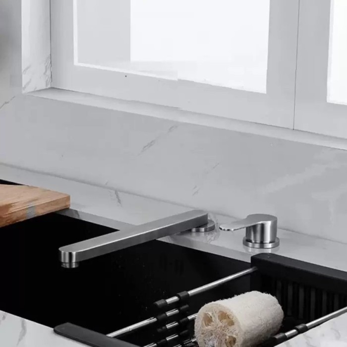 Baterie Bucatarie Premium, Inox Periat, Incastrat YSQ/107 ModernLight Concept