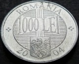 Cumpara ieftin Moneda 1000 LEI - ROM&Acirc;NIA, anul 2004 * cod 4737 A, Aluminiu